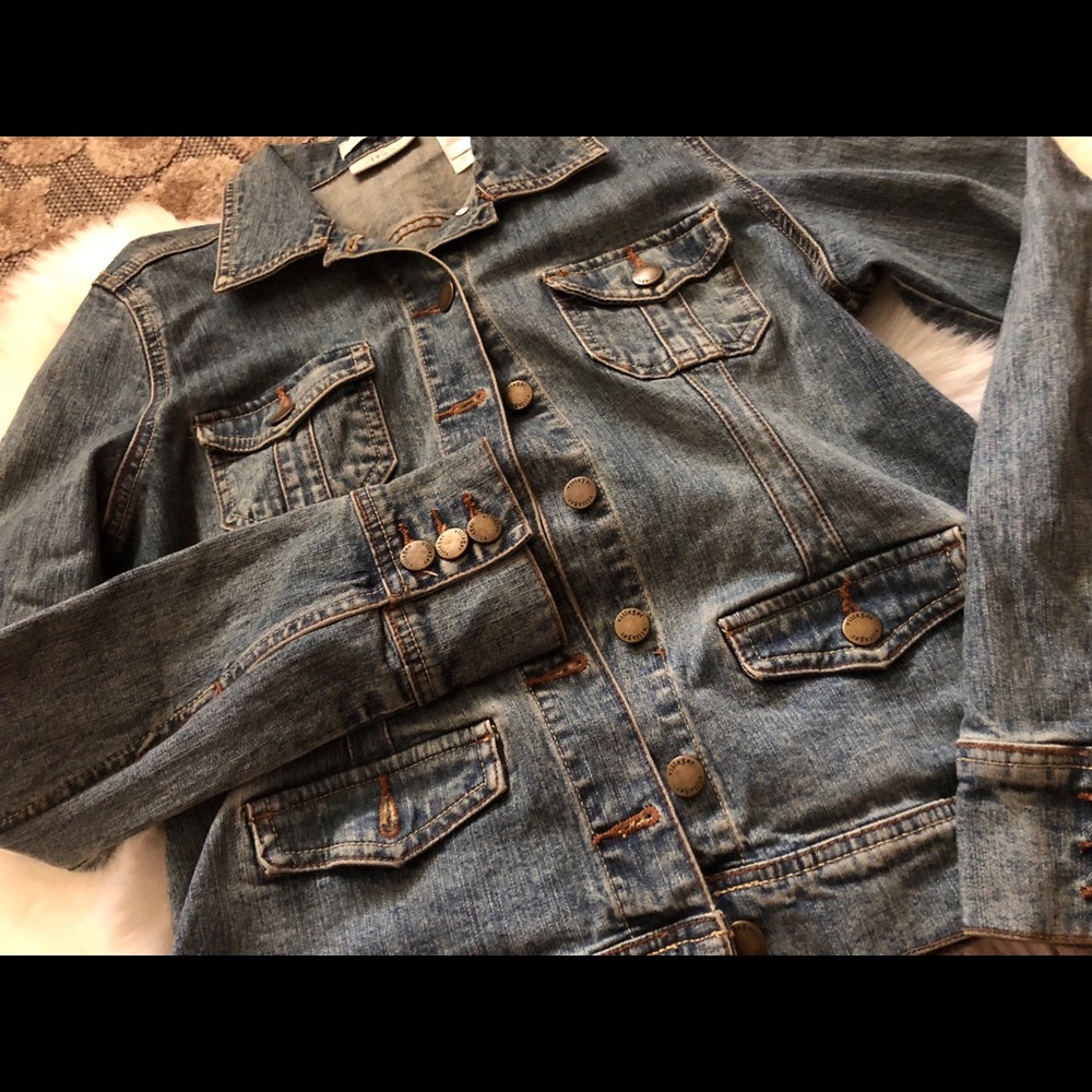 Stretchy Jean Jacket - Picture 2 of 4